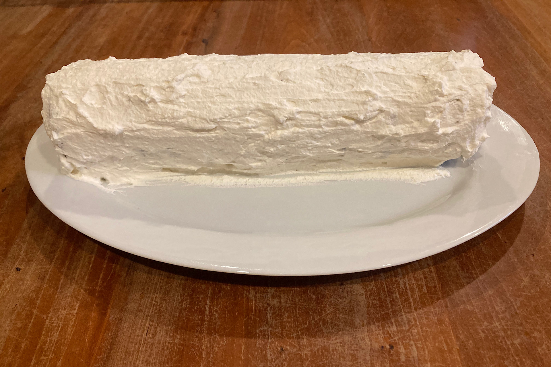 Christmas Chocolate Wafer Yule Log latebloomerinbakerville