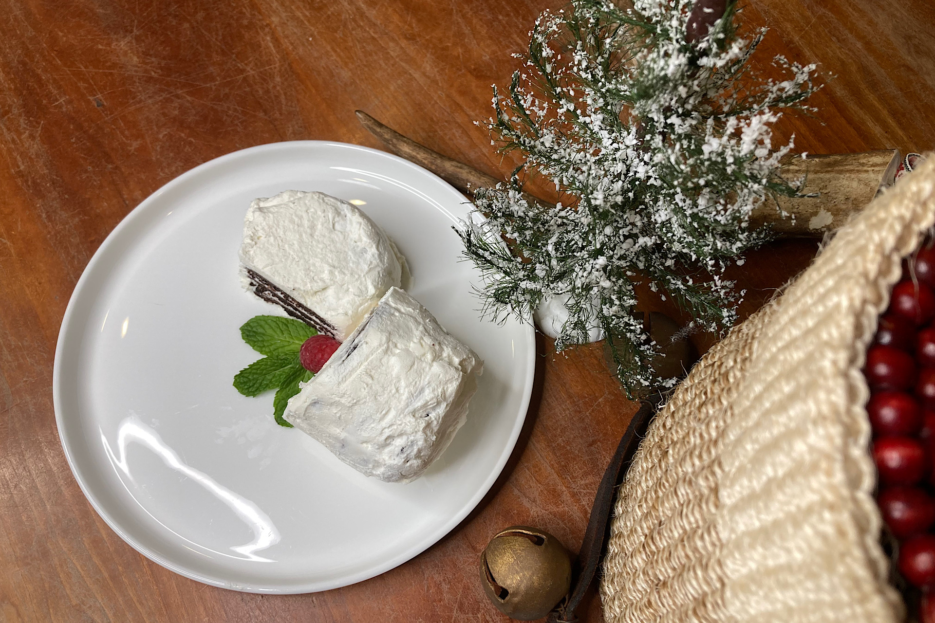 Christmas Chocolate Wafer Yule Log latebloomerinbakerville